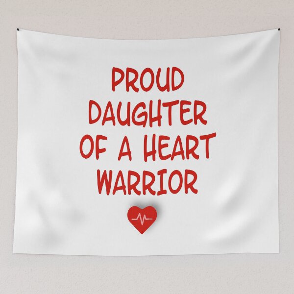 Item preview, Proud Daughter Of A Heart Warrior CHD Heart Warrior Awareness designed and sold by ZANNIX.