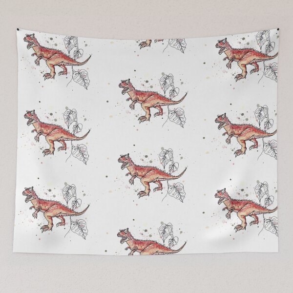 Item preview, Boho Watercolor T-Rex Tyranosaurus Dinosaur designed and sold by CariJohnstonArt.
