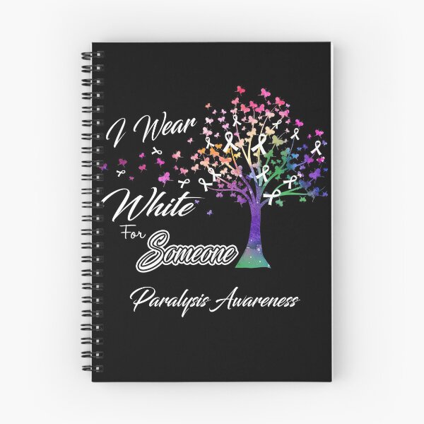 Item preview, Ribbon Tree I Wear White For Someone Paralysis Awareness designed and sold by Tadmab.