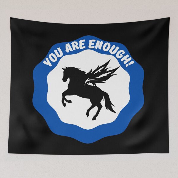 Item preview,   You are enough!/ Cute Black horse designed and sold by BronikowskiART.