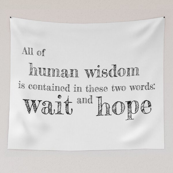 Item preview, Wait and Hope (from The Count of Monte Cristo) designed and sold by justNickoli.