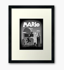Mario in Limbo Framed Print