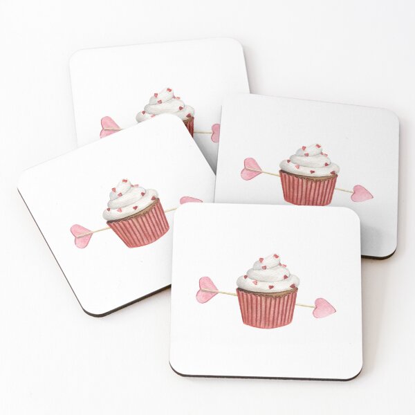 Item preview, Arrow Heart Muffin, Valentine Day Cupcake designed and sold by DearSunny.