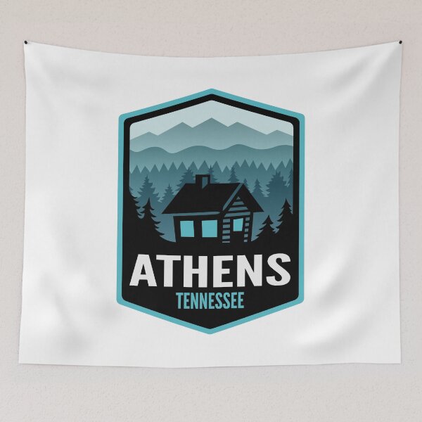 Item preview, Athens Tennessee Mountain Town Cabin designed and sold by HalpinDesign.