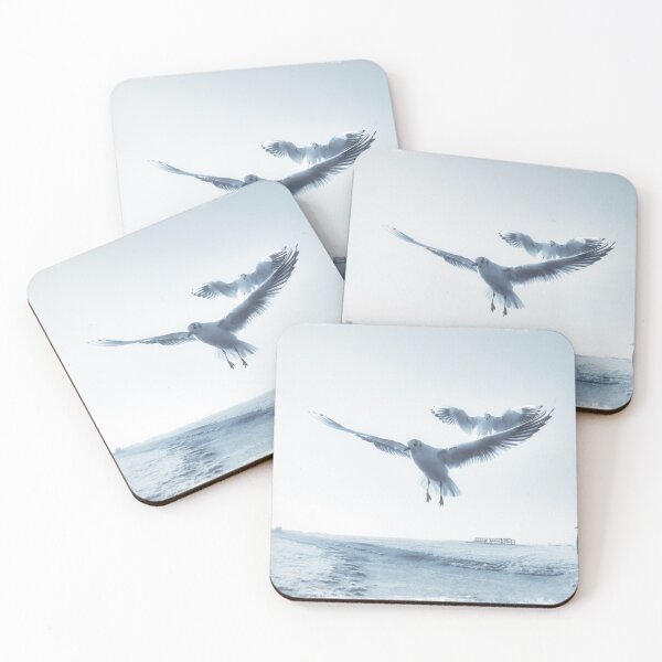 Item preview, Black-headed Gulls at Charmouth Dorset designed and sold by Dorset Girl.