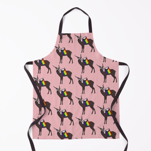 Item preview, Lechwe with Rainbow Pride Flag designed and sold by taylorrowan.