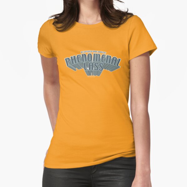 Superhero Name: Phenomenal Lass Fitted T-Shirt
