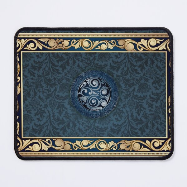Item preview, Beautiful patterns for pillows, Pouche, bedding and blankets, blue, dark, 7 designed and sold by Anaconda23.