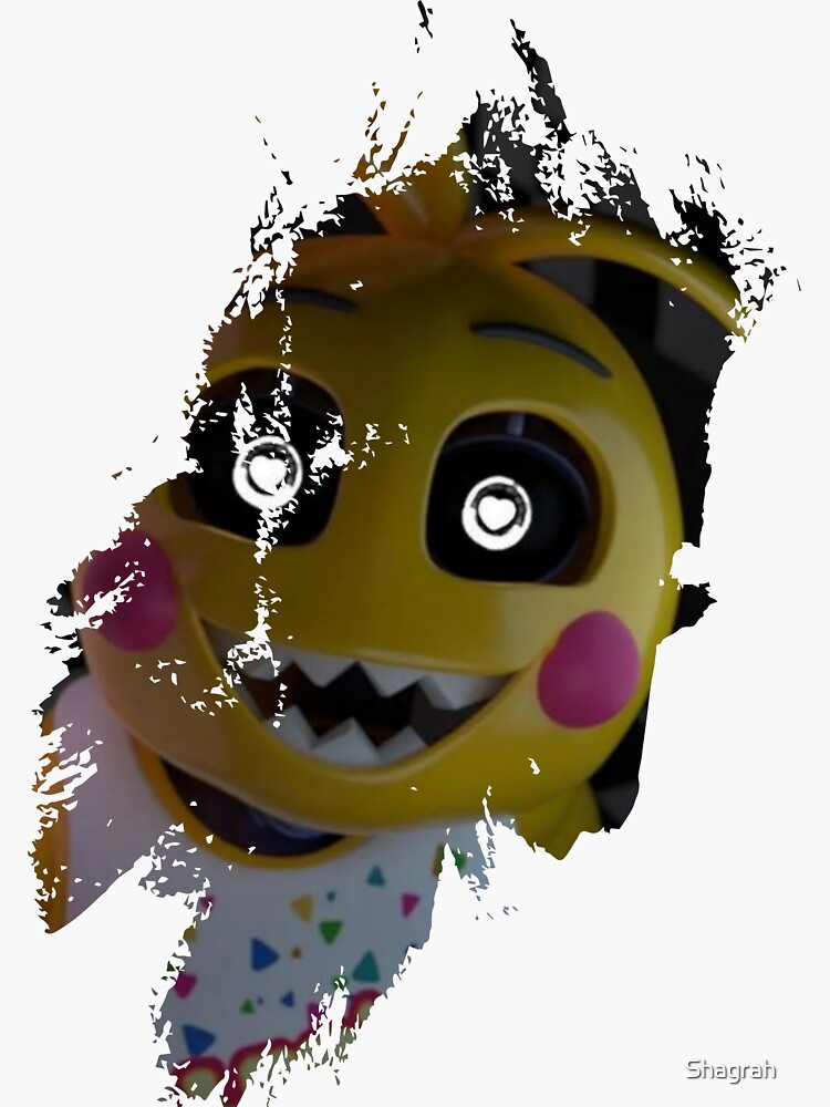 "fnaf security breach yellow " Sticker for Sale by Shagrah Redbubble