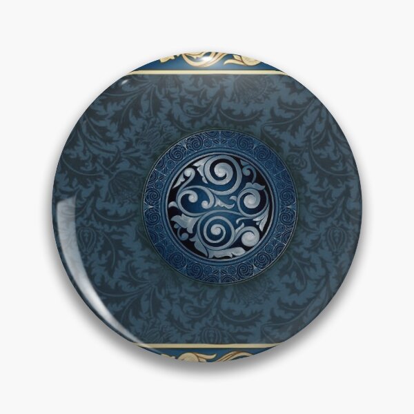 Item preview, Beautiful patterns for pillows, Pouche, bedding and blankets, blue, dark, 7 designed and sold by Anaconda23.