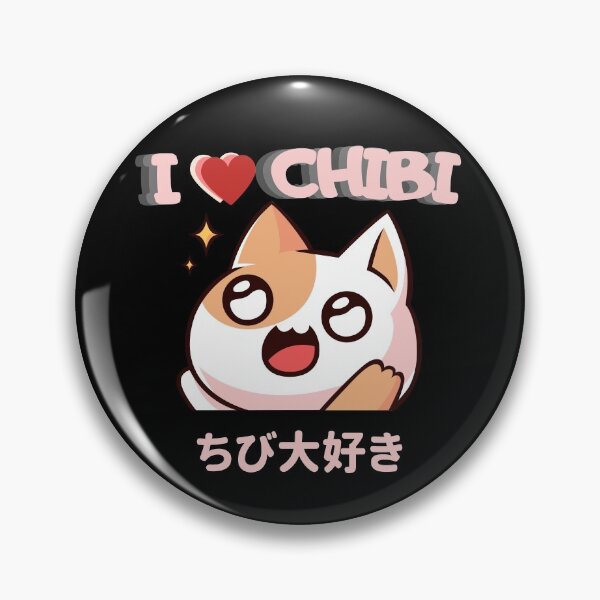 Item preview, I love chibi, chibi calico cat, chibilover, chibi addicted designed and sold by allycat57.