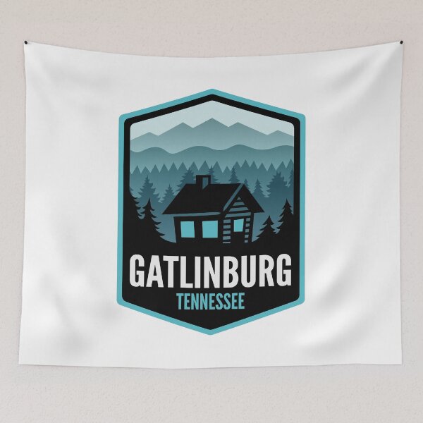Item preview, Gatlinburg Tennessee Mountain Town Cabin designed and sold by HalpinDesign.