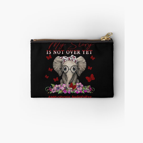 Item preview, Cute Elephant My Story Is Not Over Yet Amyloidosis Awareness designed and sold by Adropine.
