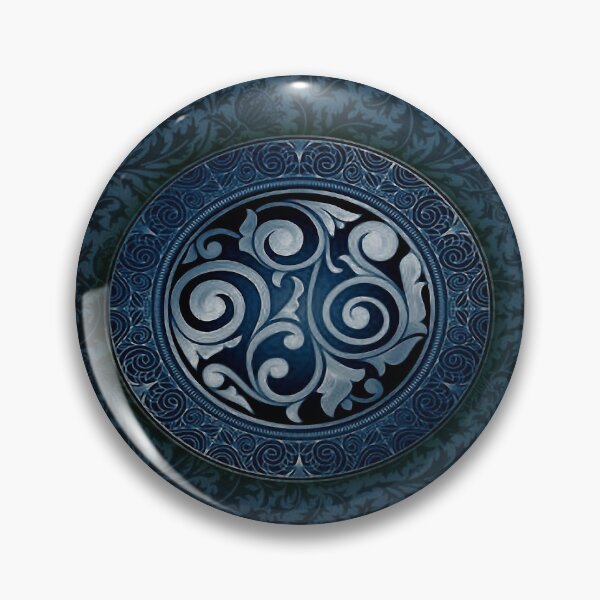 Item preview, Beautiful patterns for blue, dark pillows, Pouche, bedding and blankets. designed and sold by Anaconda23.