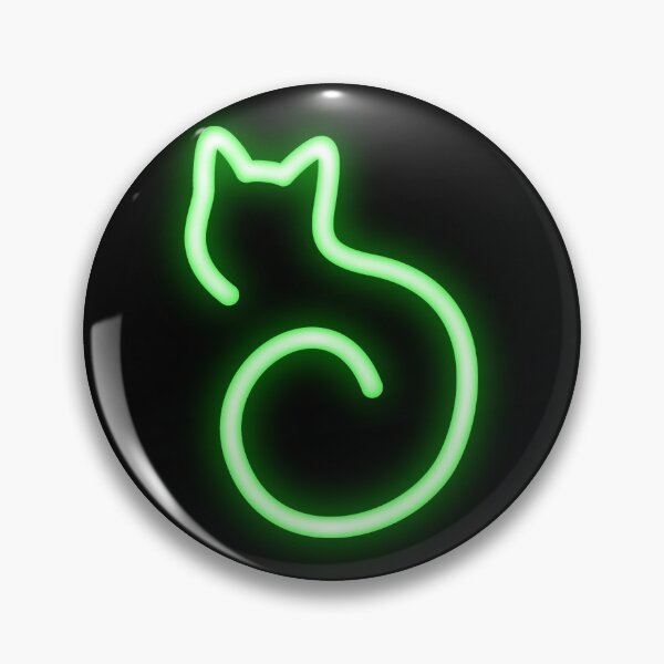 Item preview, Spiral Cat (Neon Green) designed and sold by adree.