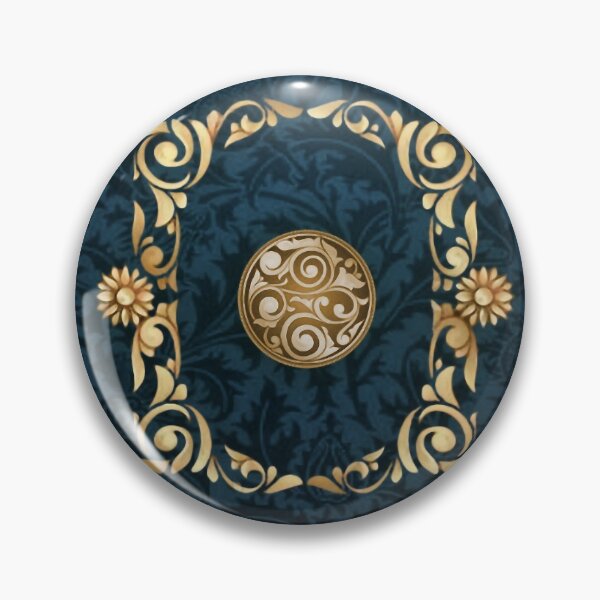 Item preview, Beautiful patterns for pillows, blue, dark bedding and blankets designed and sold by Anaconda23.