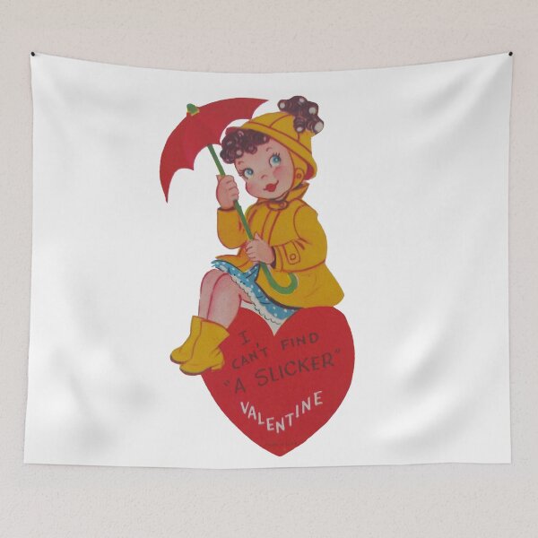 Item preview, Vintage Valentine’s Day with Girl  designed and sold by Pinkmagenta.