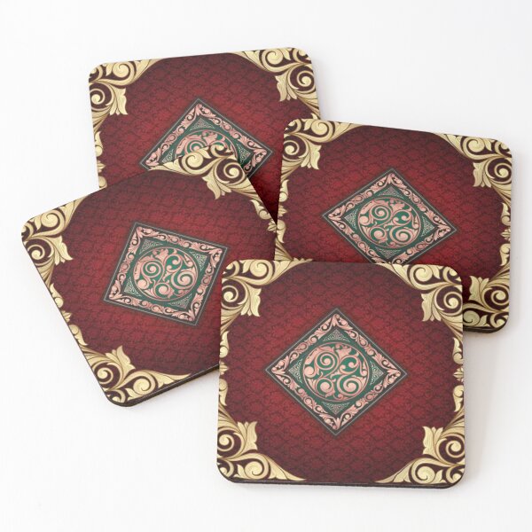 Item preview, Beautiful Pouche, red, dark, pillows, bedding and blankets red designed and sold by Anaconda23.
