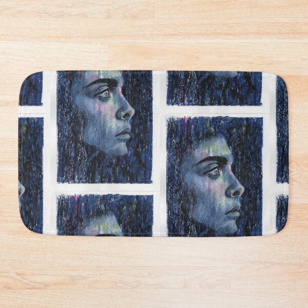Item preview, Cara Delavingne - Hand Drawn Oil and Ink Portrait designed and sold by HRHildebrand.