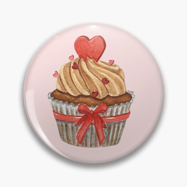Item preview, Heart Lollipop Muffin, Valentine Day Cupcake designed and sold by DearSunny.