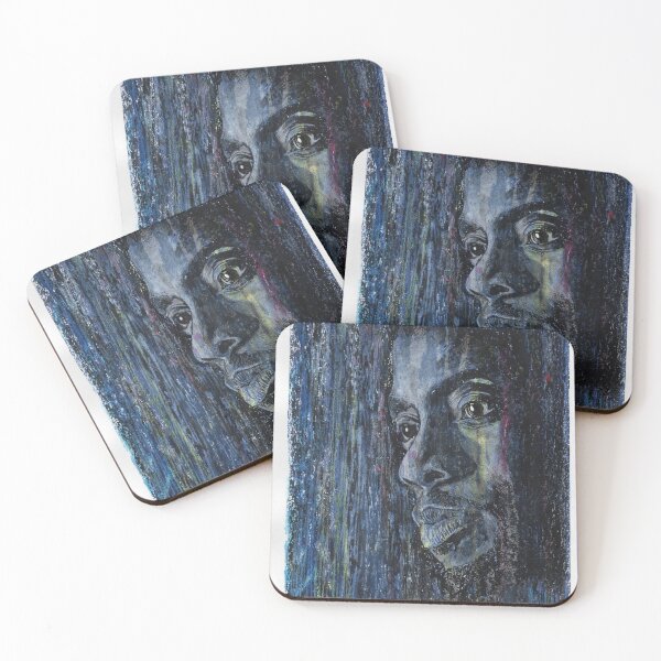 Item preview, Chadwick Boseman - Hand Drawn Oil and Ink Portrait designed and sold by HRHildebrand.