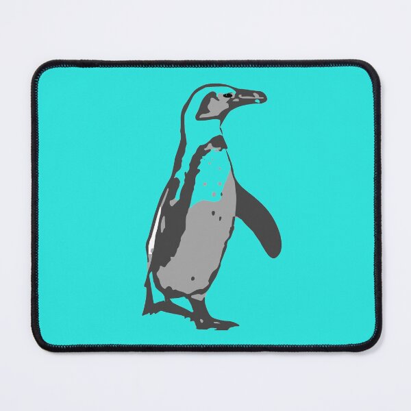 Item preview, African Penguin Illustration on Turquoise designed and sold by LisWilliams.