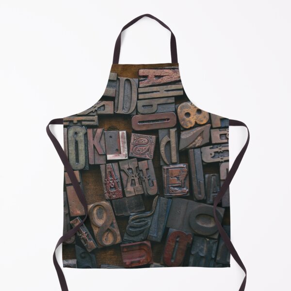Item preview, Woodtype Letters designed and sold by BlueSpecsStudio.