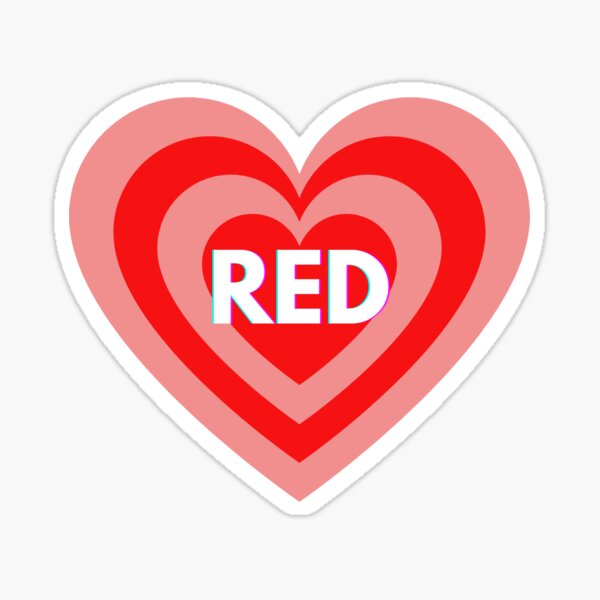 Taylor Swift Red (Taylor's Version) Sticker