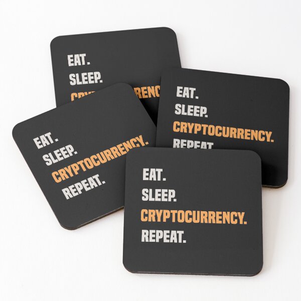 Item preview, Eat Sleep Cryptocurrency Repeat Gift designed and sold by RahmaniArt.