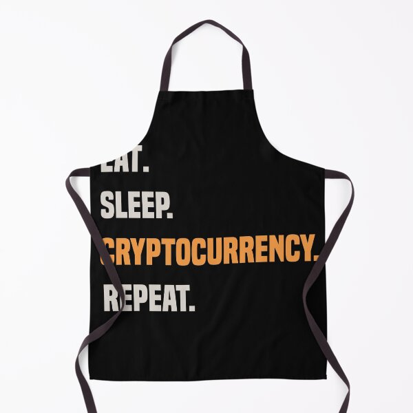 Item preview, Eat Sleep Cryptocurrency Repeat Gift designed and sold by RahmaniArt.