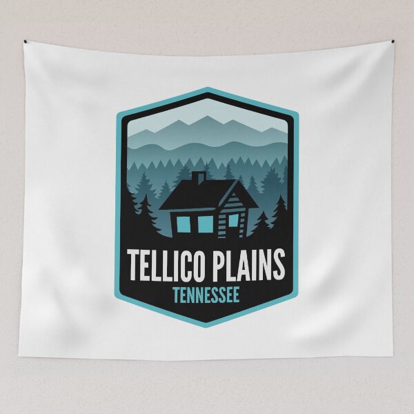 Item preview, Tellico Plains Tennessee Mountain Town Cabin designed and sold by HalpinDesign.