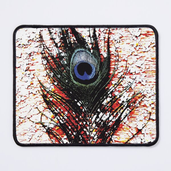 Item preview, A Peacock Feather on A Piece of Plywood designed and sold by Lurline Halliman.