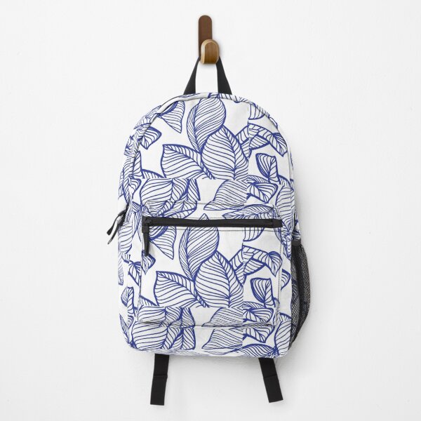 Item preview, Blue leaves pattern designed and sold by Alafina2019.