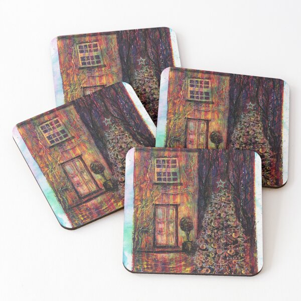 Item preview, Christmas Scene - Hand Drawn Oil and Ink Picture designed and sold by HRHildebrand.