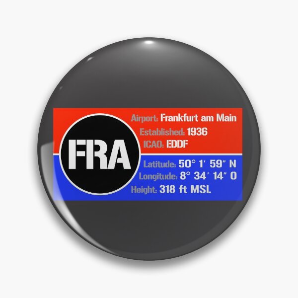 Artikelvorschau, FRA Frankfurt Flughafen Deutschland - Block Design entworfen und verkauft von FouDeeziner.