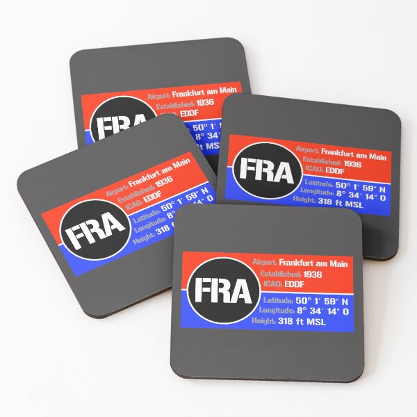 Item preview, FRA Frankfurt Airport Germany - Block Design designed and sold by FouDeeziner.
