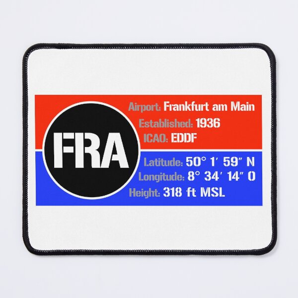 Item preview, FRA Frankfurt Airport Germany - Block Design designed and sold by FouDeeziner.