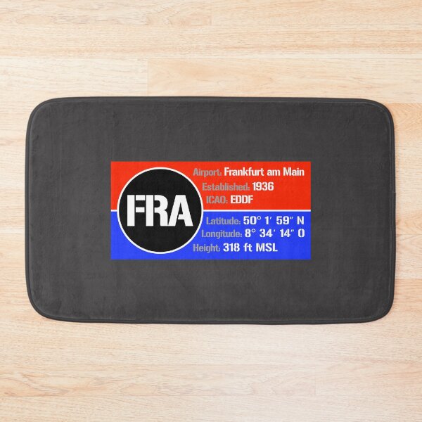 Item preview, FRA Frankfurt Airport Germany - Block Design designed and sold by FouDeeziner.