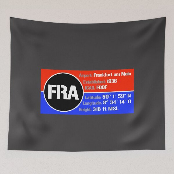 Item preview, FRA Frankfurt Airport Germany - Block Design designed and sold by FouDeeziner.