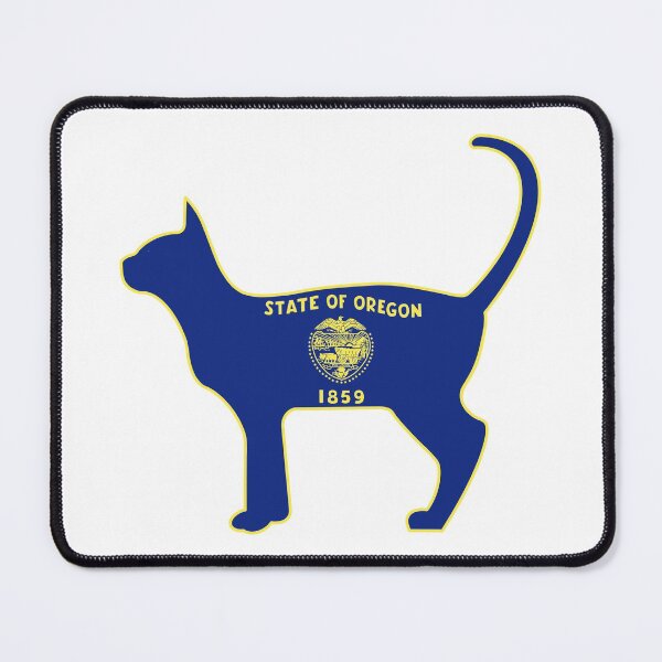 Item preview, State of Oregon Flag for Cat Lovers designed and sold by Gsallicat.