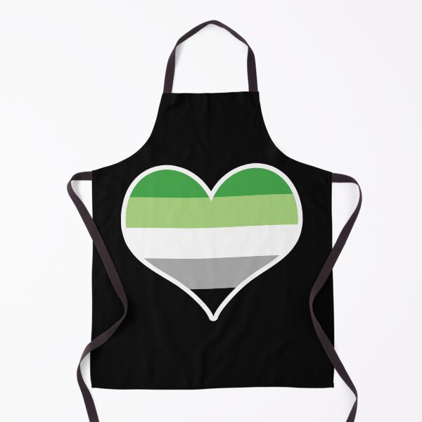 Item preview, Aromantic Pride Flag Heart designed and sold by PKHalford.