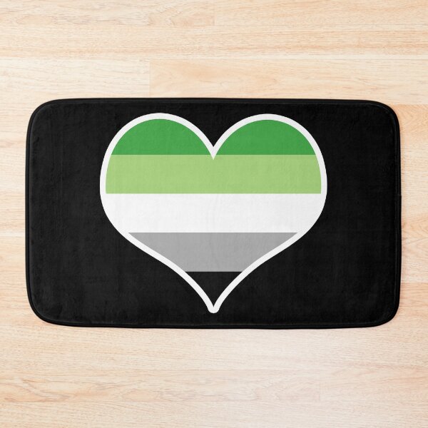 Item preview, Aromantic Pride Flag Heart designed and sold by PKHalford.