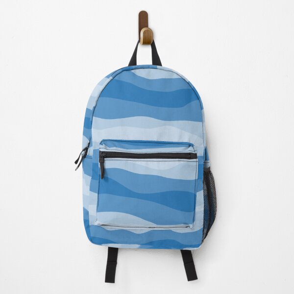 Artikelvorschau, Interchangeable Lines, Abstract Bacon Pattern #3 Light Blue entworfen und verkauft von bubblyshades.