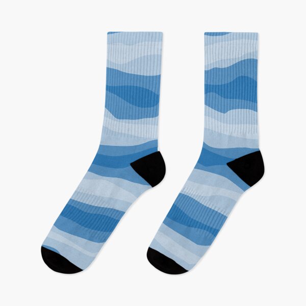 Artikelvorschau, Interchangeable Lines, Abstract Bacon Pattern #3 Light Blue entworfen und verkauft von bubblyshades.