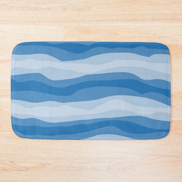 Artikelvorschau, Interchangeable Lines, Abstract Bacon Pattern #3 Light Blue entworfen und verkauft von bubblyshades.