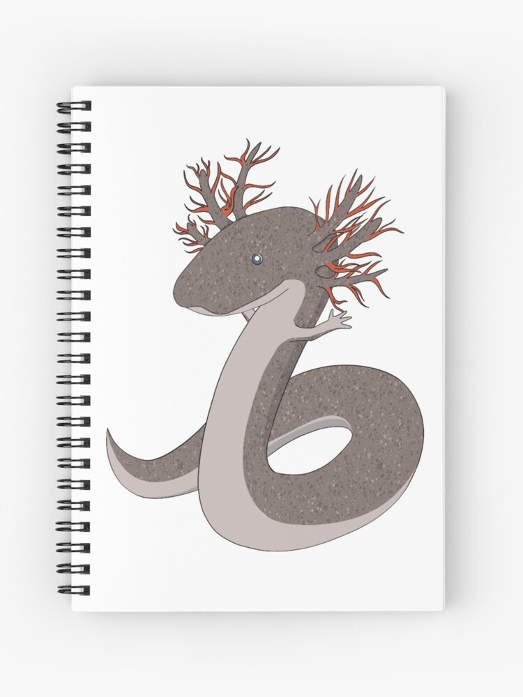 Eastern Lesser Siren Spiral Notebook for Sale by Leahtennery