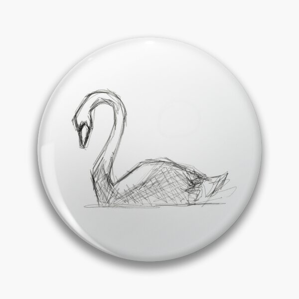 Item preview, Swan Sketch designed and sold by Hali Vanderburg.