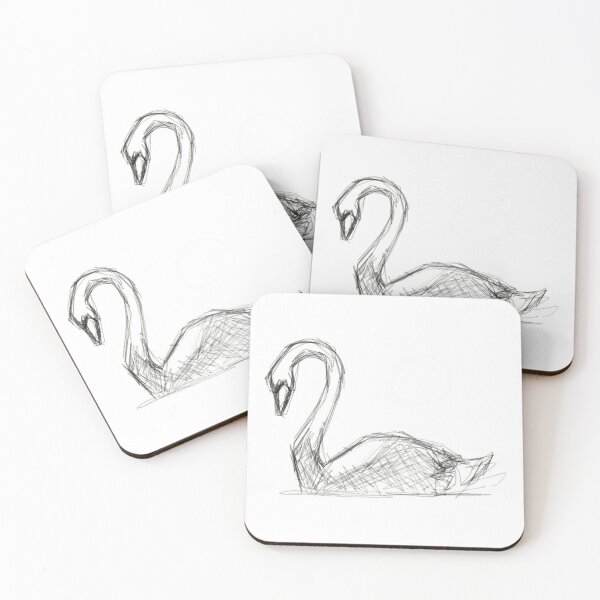 Item preview, Swan Sketch designed and sold by Hali Vanderburg.