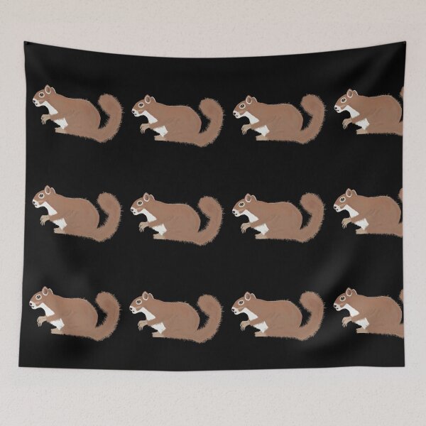 Item preview, Mr Squirrel Black background  designed and sold by Haloproductions.