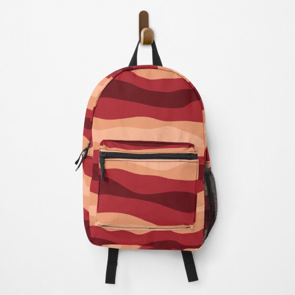 Artikelvorschau, Interchangeable Lines, Abstract Bacon Pattern #4 Red, Orange entworfen und verkauft von bubblyshades.